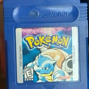 Nintendo Blue Pokémon Game Boy Cartridge
